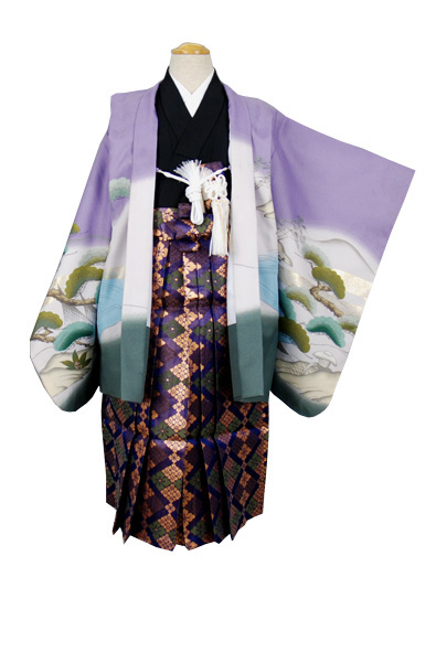 五歳祝い着セット 松・鷹