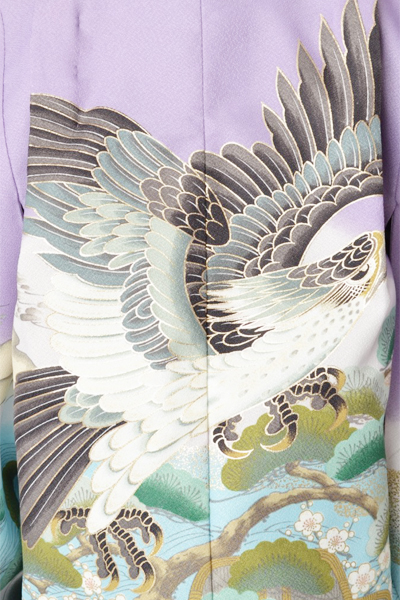 5歳祝着[薄紫色・松]