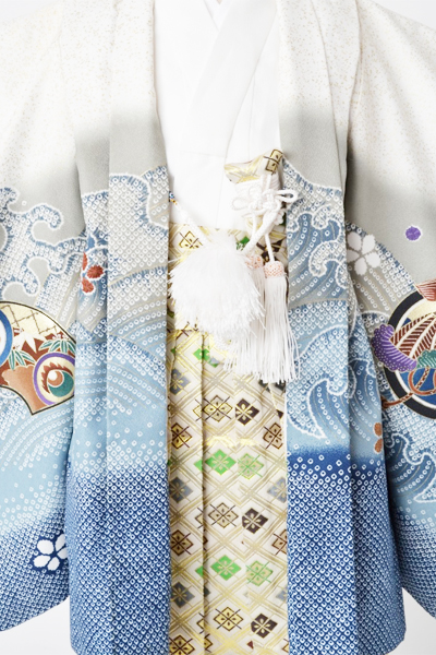 5歳祝着[白色・鷹]