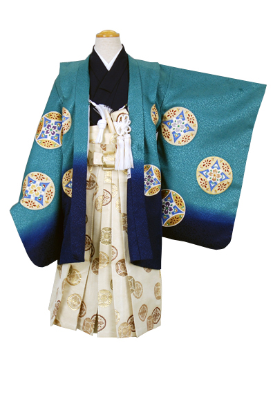 五歳祝い着セット 丸紋　　Sサイズ
