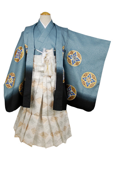 五歳祝い着セット 丸紋　　Sサイズ