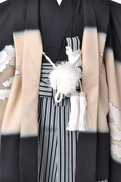 5歳祝着[黒色・龍]