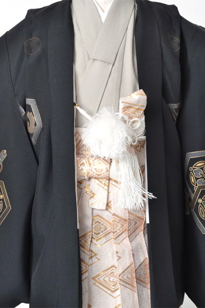 5歳祝着[黒色・龍]