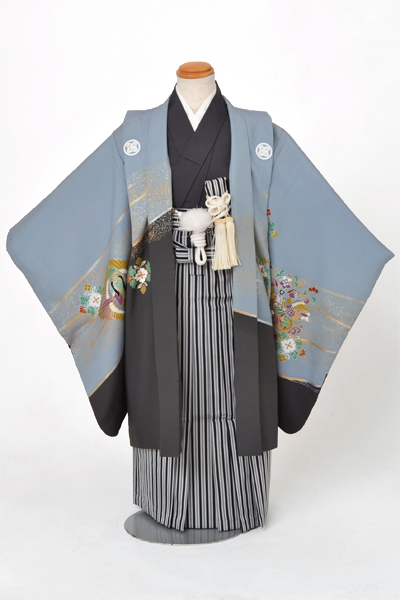 5歳祝着[灰色・鷹]