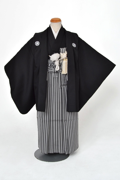 5歳祝着[黒紋付：M]