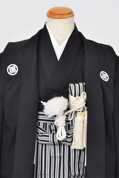 5歳祝着[黒紋付：M]