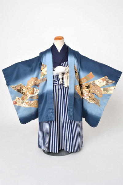 5歳祝着[灰色・鷹]