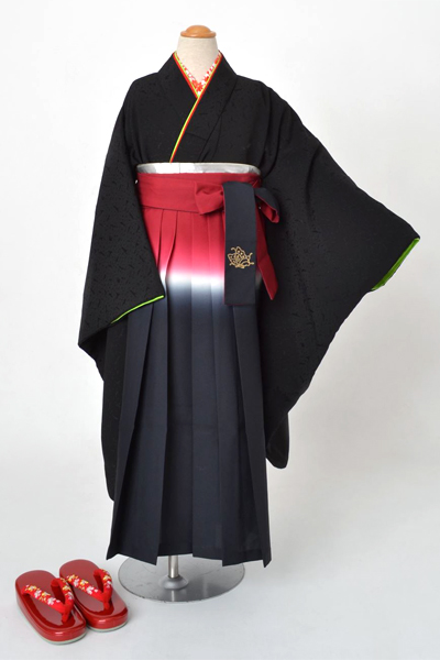 七歳祝着［袴姿・黒］