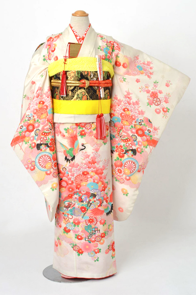 七歳祝着［鶴］