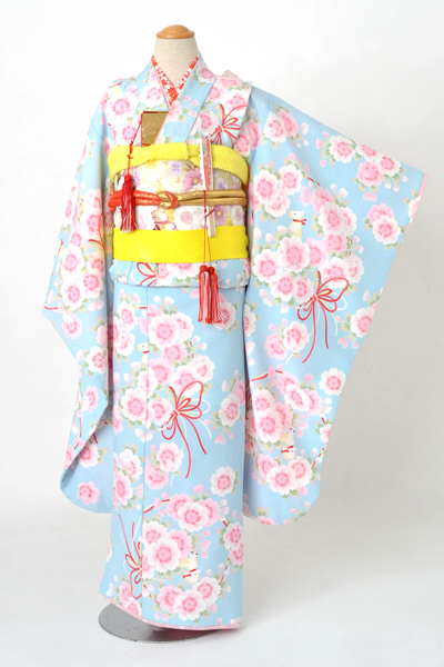 七歳祝着［八重桜］