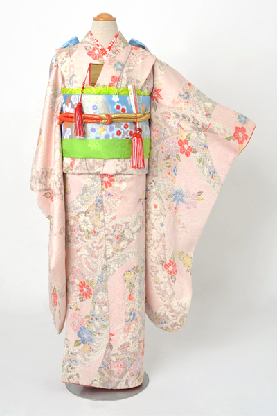 七歳祝着［花模様］