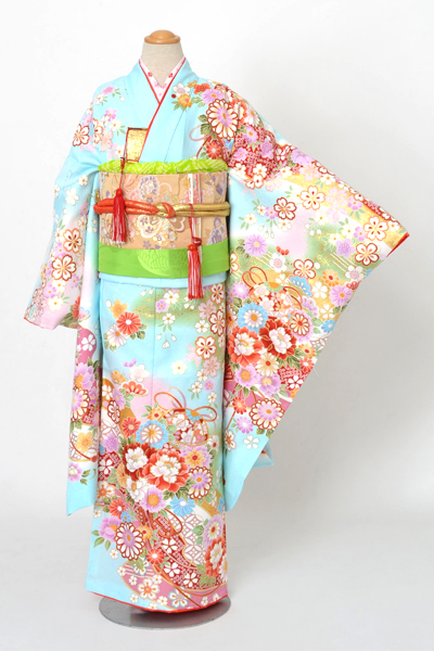 七歳祝着［花・毬］