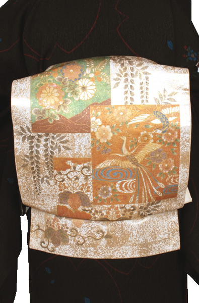 小紋(大)黒・花