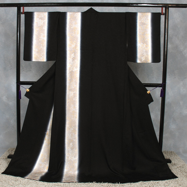 訪問着(大)黒・花