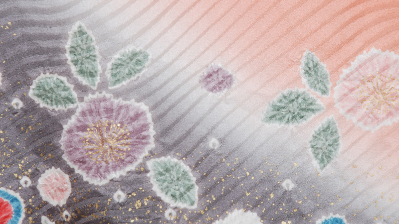 トールサイズ振袖(花・雪輪)