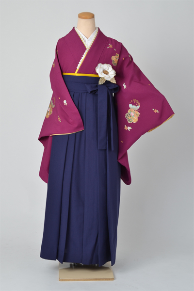 中振袖(紫・花)