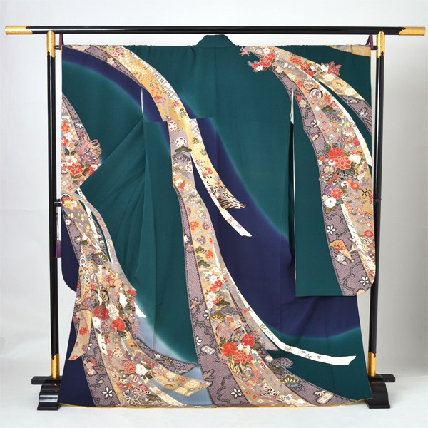 振袖(萌黄色・のしめ)