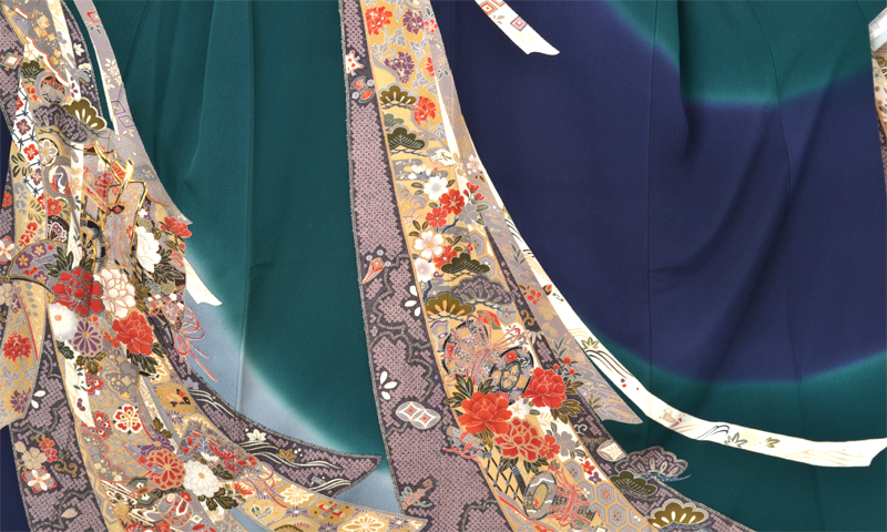 振袖(萌黄色・のしめ)