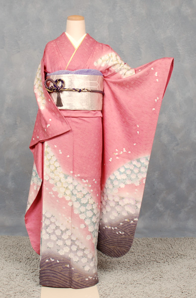 振袖(ピンク・花)