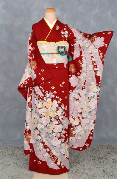 振袖(赤・桜)