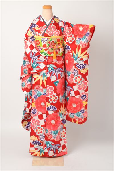 振袖(赤・椿)