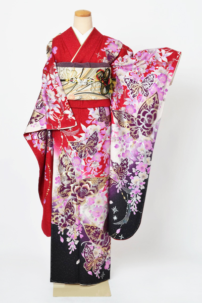 振袖[蝶々・桜、藤]