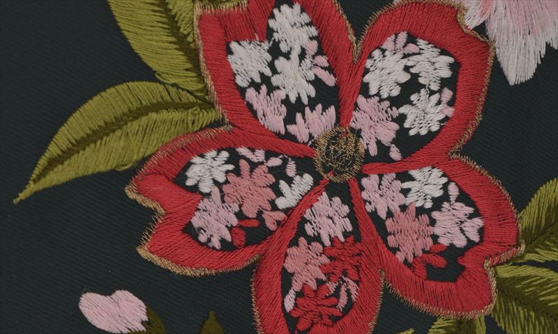 卒業袴［黄色の桜模様］