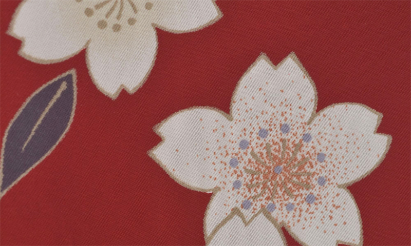 卒業袴［黄色地の桜づくし模様］