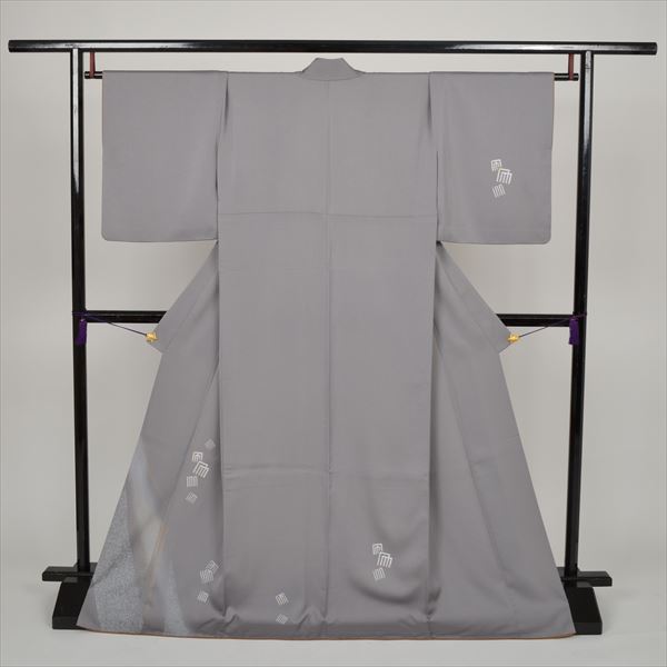 訪問着(銀鼠・源氏香)