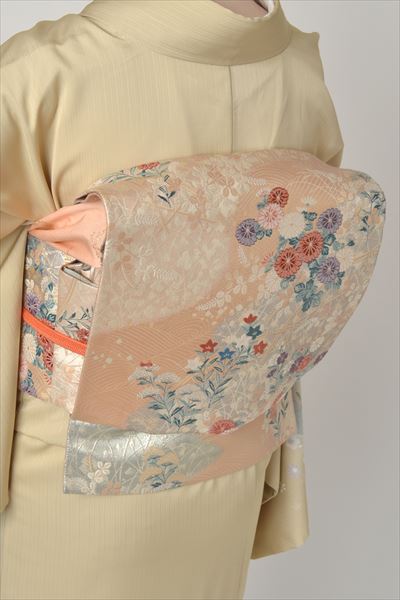 訪問着(淡抹茶・雪輪)