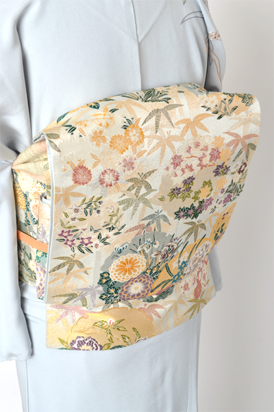 訪問着[水色地・スワトウ]