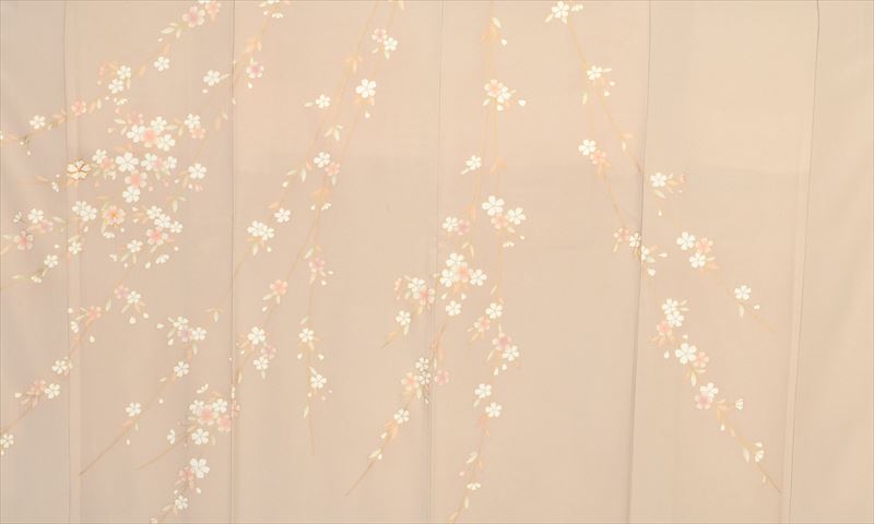 訪問着［枝垂桜模様］