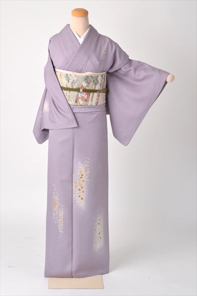 訪問着［薄紫の桜模様］