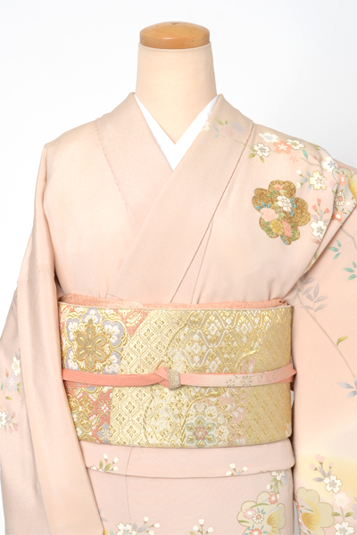 訪問着[ピンク・花]