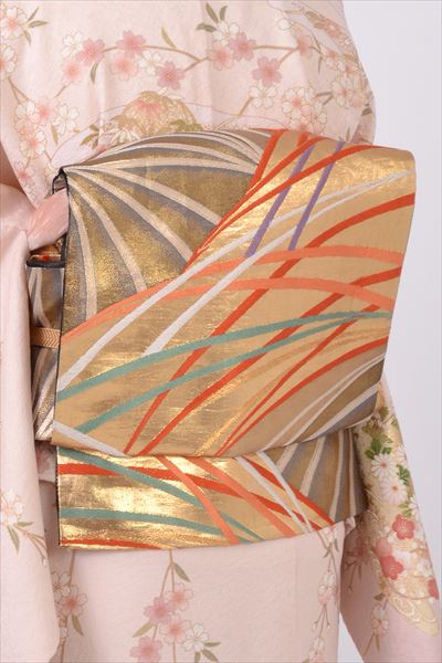 訪問着［ピンクの花模様］