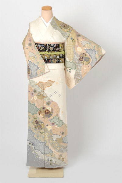 訪問着[膨れ織地]