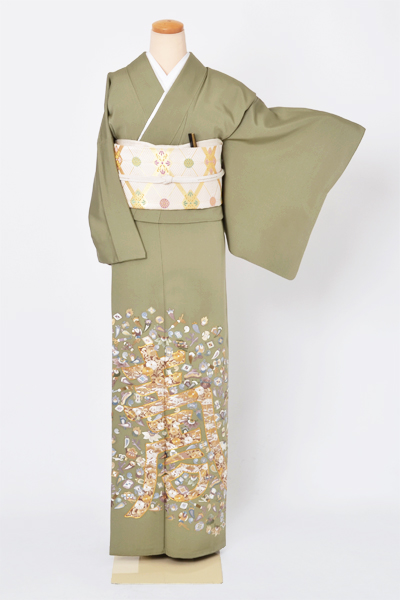 色留袖[宝づくし・寿]