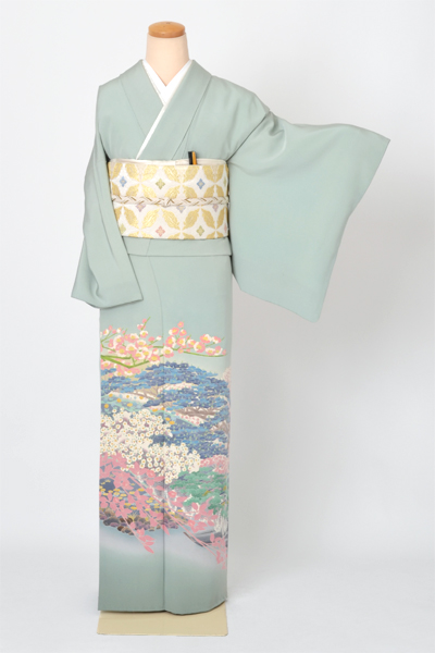 色留袖[梅・桜]