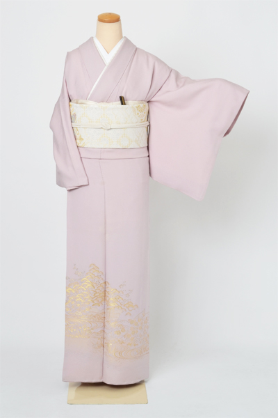 色留袖［寿光織・流水］