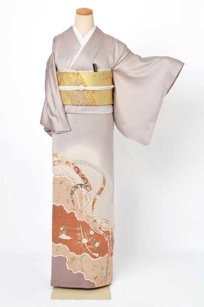 色留袖［蔓帯・花］