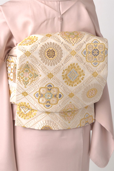 色留袖[灰桜色の松竹梅模様]