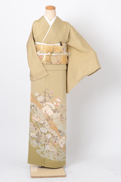色留袖[香色・牡丹]