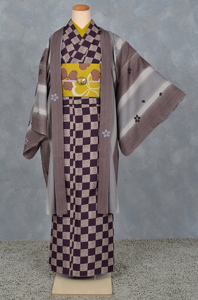 shibuya casual［茶色の市松模様］