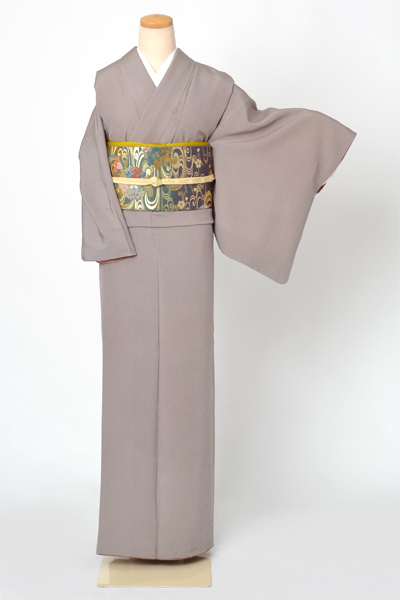 江戸小紋［千筋・茶］