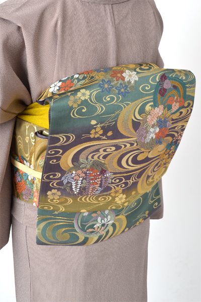 江戸小紋［千筋・茶］