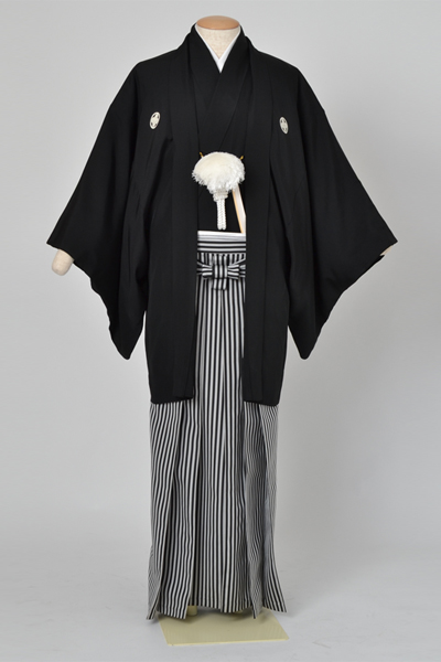 男物紋付・羽織(黒紋付・袴は仙台平)