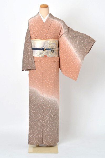 単衣付け下げ訪問着[露芝模様]