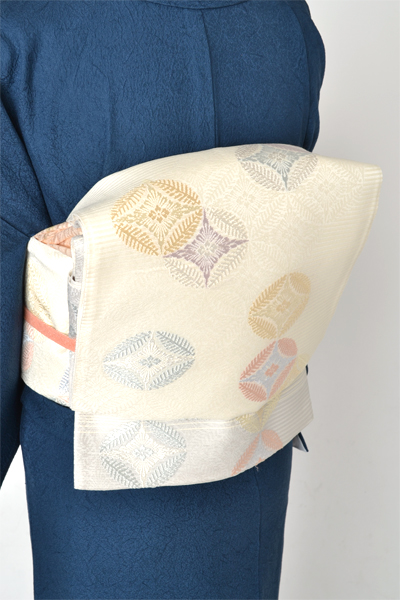 単衣色無地［藍色無地］