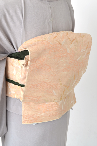 単衣色無地［銀鼠色無地］