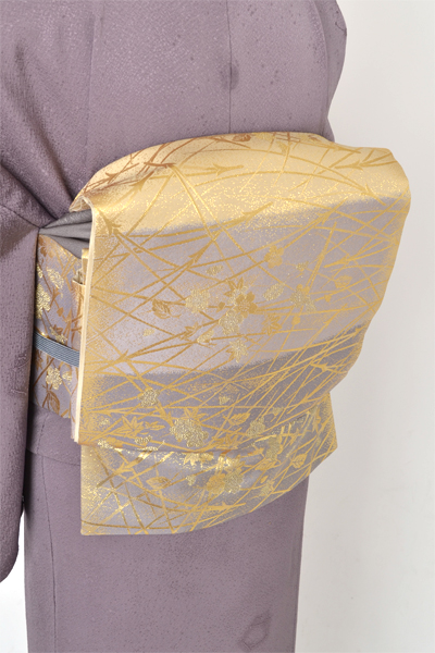 単衣色無地［紫無地］